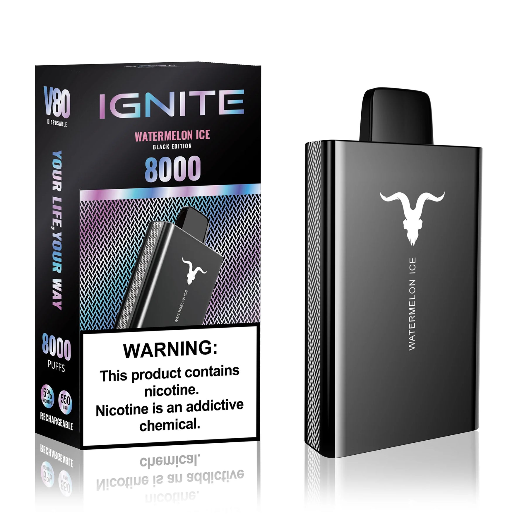 IGNITE V80 – 8000 Puffs – Pod Descartável